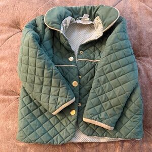 TBBC Carlyle Quilted Coat - Gallatin Green 4T